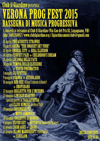 Blank Manuskript will be part of the Verona Prog Fest 2015